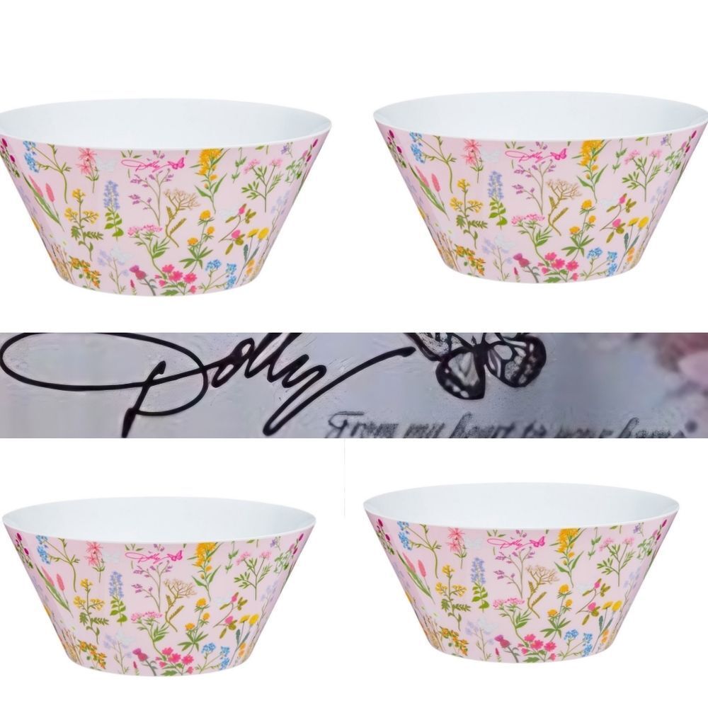 Dolly Parton Spring Floral Melamine Bowls